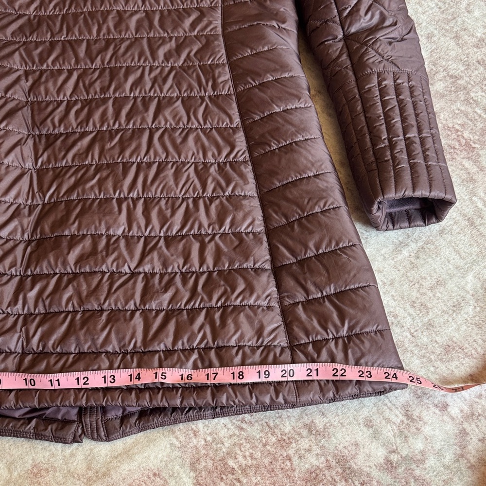 Patagonia Radalie Insulated Long Line Women's Purple Puffer Jacket, Size Large - Picture 14 of 14